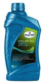 E504010 EUROL 1л Coolant -36 антифриз зелений G11, VW TL-774 C (G11) BS 6580 MAN 324 Typ NF MB 326.2 EUROL підбір по vin на Brocar