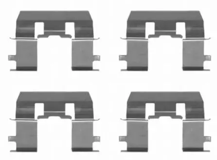 82061300 Комплектующие, колодки дискового тормоза TEXTAR подбор по vin на Brocar