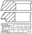 0839020000 Комплект поршневих кілець GOETZE підбір по vin на Brocar