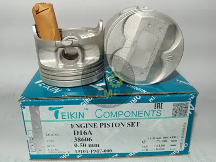 38606050 Поршни ремонт +0.50mm(к-кт на мотор) Honda D16A TEIKIN підбір по vin на Brocar