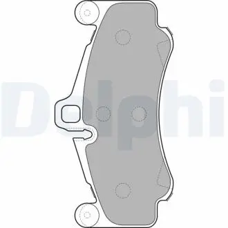 LP2232 Колодки гальмівні дискові, комплект DELPHI підбір по vin на Brocar