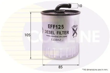 EFF125 EFF125 Comline Фільтр палива (аналог WF8272) COMLINE підбір по vin на Brocar