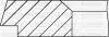 9109477000 YENMAK Комплект поршневих кілець (на 1 поршень) FORD Transit Connect 1.8TDCi (82.5/STD) (1.75/2/2) YENMAK підбір по vin на Brocar