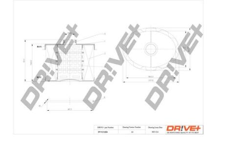 DP1110130034 DP1110.13.0034 Drive+ - Фільтр палива (аналог WF8177) DRIVE+ подбор по vin на Brocar