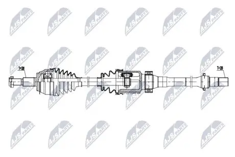 NPWMZ102 NTY ПІВВІСЬ NTY підбір по vin на Brocar