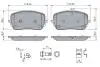 0986460146 ДИСКОВІ КОЛОДКИ BOSCH підбір по vin на Brocar