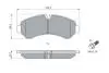 0986460013 Комплект гальмівних накладок, дискове гальмо BOSCH підбір по vin на Brocar