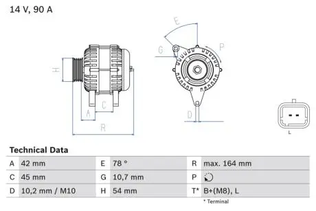 0986082810 Автозапчастина BOSCH підбір по vin на Brocar