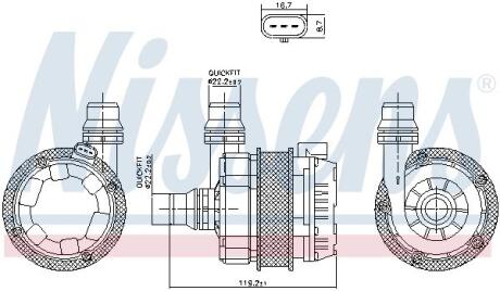 831351 Автозапчастина NISSENS подбор по vin на Brocar