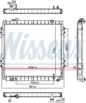 606946 Автозапчастина NISSENS підбір по vin на Brocar