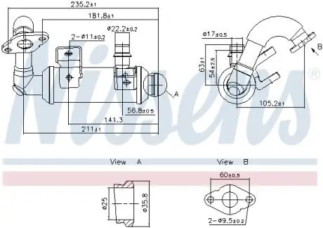 989405 Автозапчастина NISSENS підбір по vin на Brocar