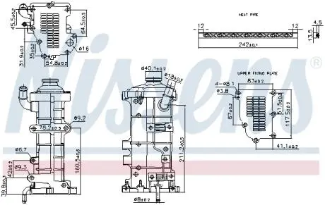 989374 Рециркуляція відпрацьов. газів NISSENS підбір по vin на Brocar