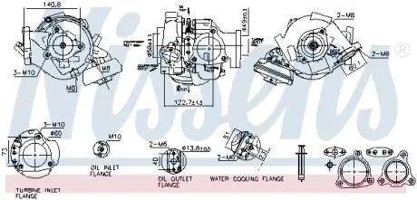 93680 Турбіна NISSENS підбір по vin на Brocar