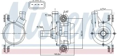 831388 Автозапчастина NISSENS підбір по vin на Brocar