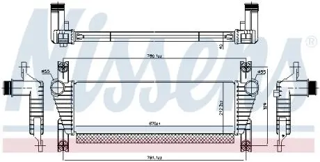 961581 Інтеркулер NISSENS підбір по vin на Brocar