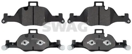 33107624 Комплект гальмівних накладок, дискове гальмо SWAG підбір по vin на Brocar