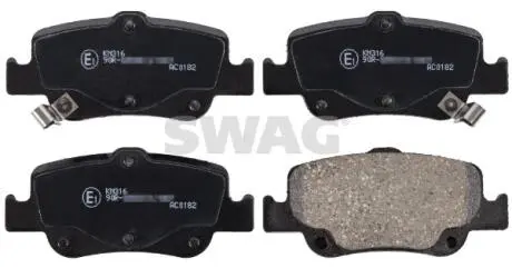 33107531 Комплект гальмівних накладок, дискове гальмо SWAG підбір по vin на Brocar