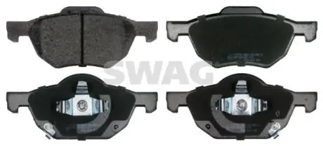 33106509 Комплект гальмівних накладок, дискове гальмо SWAG підбір по vin на Brocar