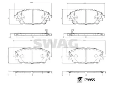 33105574 Автозапчастина SWAG подбор по vin на Brocar