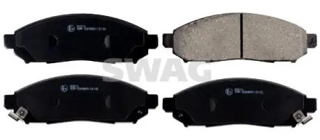 33105133 Комплект гальмівних накладок, дискове гальмо SWAG підбір по vin на Brocar