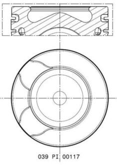 039PI00117000 Автозапчастина MAHLE / KNECHT підбір по vin на Brocar