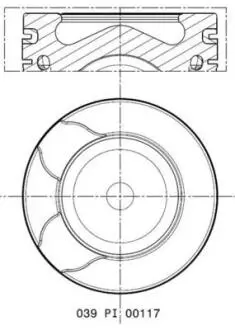 039PI00117000 Автозапчастина MAHLE / KNECHT підбір по vin на Brocar