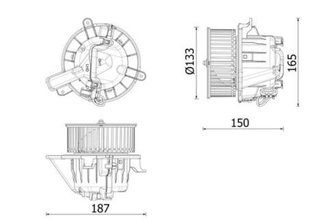 AB332000P Автозапчастина MAHLE / KNECHT підбір по vin на Brocar