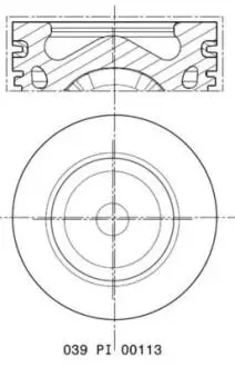 039PI00113012 Поршень MAHLE / KNECHT подбор по vin на Brocar