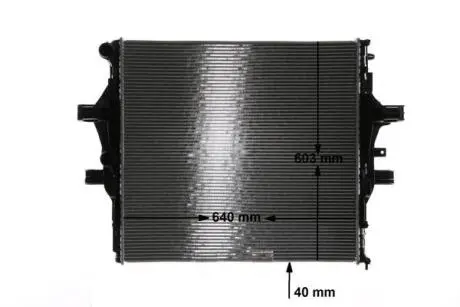 CR2088000S Радіатор, система охолодження двигуна MAHLE / KNECHT підбір по vin на Brocar