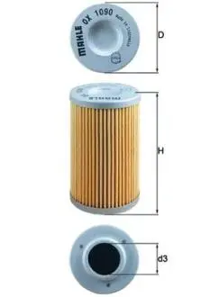 OX1090 Оливний фільтр MAHLE / KNECHT підбір по vin на Brocar
