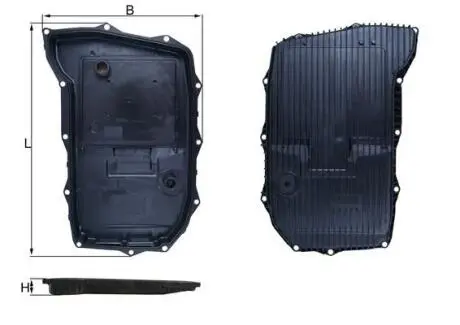 HX255 Фільтр гідравлічний MAHLE / KNECHT підбір по vin на Brocar