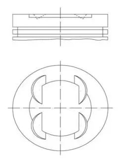 681PI00109002 Поршень MAHLE / KNECHT подбор по vin на Brocar