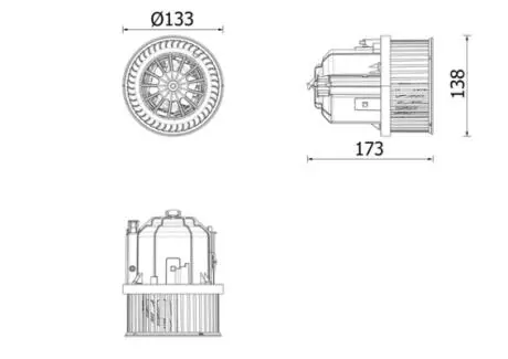 AB337000P Компресор салону MAHLE / KNECHT підбір по vin на Brocar