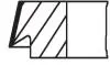 081RS001110N1 Комплект поршневих кілець MAHLE / KNECHT підбір по vin на Brocar