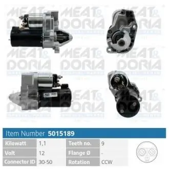 5015189 Автозапчастина MEAT&DORIA підбір по vin на Brocar