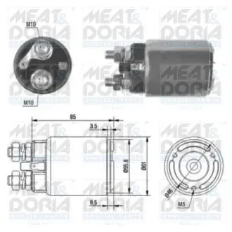 46120 Автозапчастина MEAT&DORIA подбор по vin на Brocar