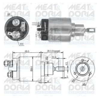 46060 Автозапчастина MEAT&DORIA подбор по vin на Brocar