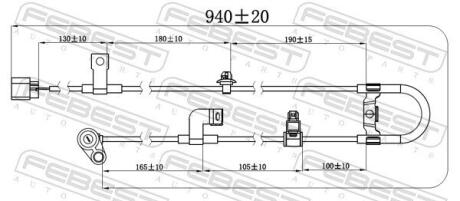 04606019 Автозапчастина FEBEST підбір по vin на Brocar