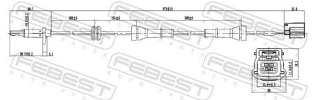 02606014 Автозапчастина FEBEST підбір по vin на Brocar