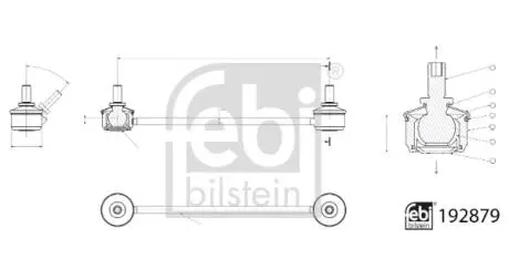 192879 Автозапчастина FEBI BILSTEIN підбір по vin на Brocar