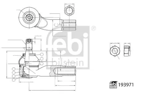 193971 Автозапчастина FEBI BILSTEIN подбор по vin на Brocar