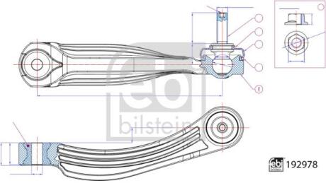 192978 Автозапчастина FEBI BILSTEIN підбір по vin на Brocar