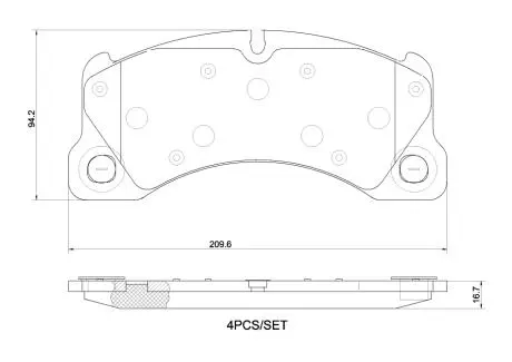 P65053 Автозапчастина BREMBO підбір по vin на Brocar