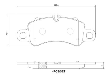 P65041 Автозапчастина BREMBO підбір по vin на Brocar