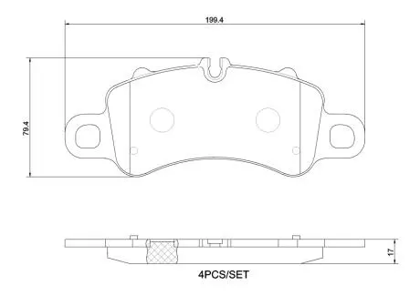 P65041 Автозапчастина BREMBO подбор по vin на Brocar