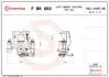 FBR082 Гальмівний супорт BREMBO підбір по vin на Brocar