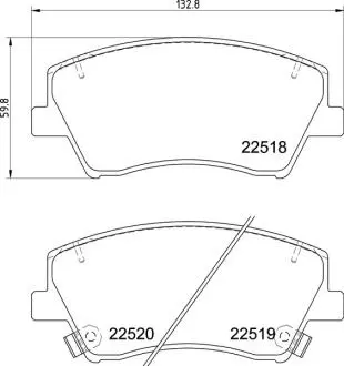 P30107E Автозапчастина BREMBO підбір по vin на Brocar