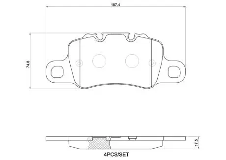 P65055 Автозапчастина BREMBO подбор по vin на Brocar