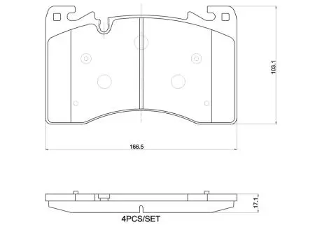 P44033 Автозапчастина BREMBO підбір по vin на Brocar