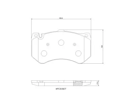 P50178 Автозапчастина BREMBO подбор по vin на Brocar